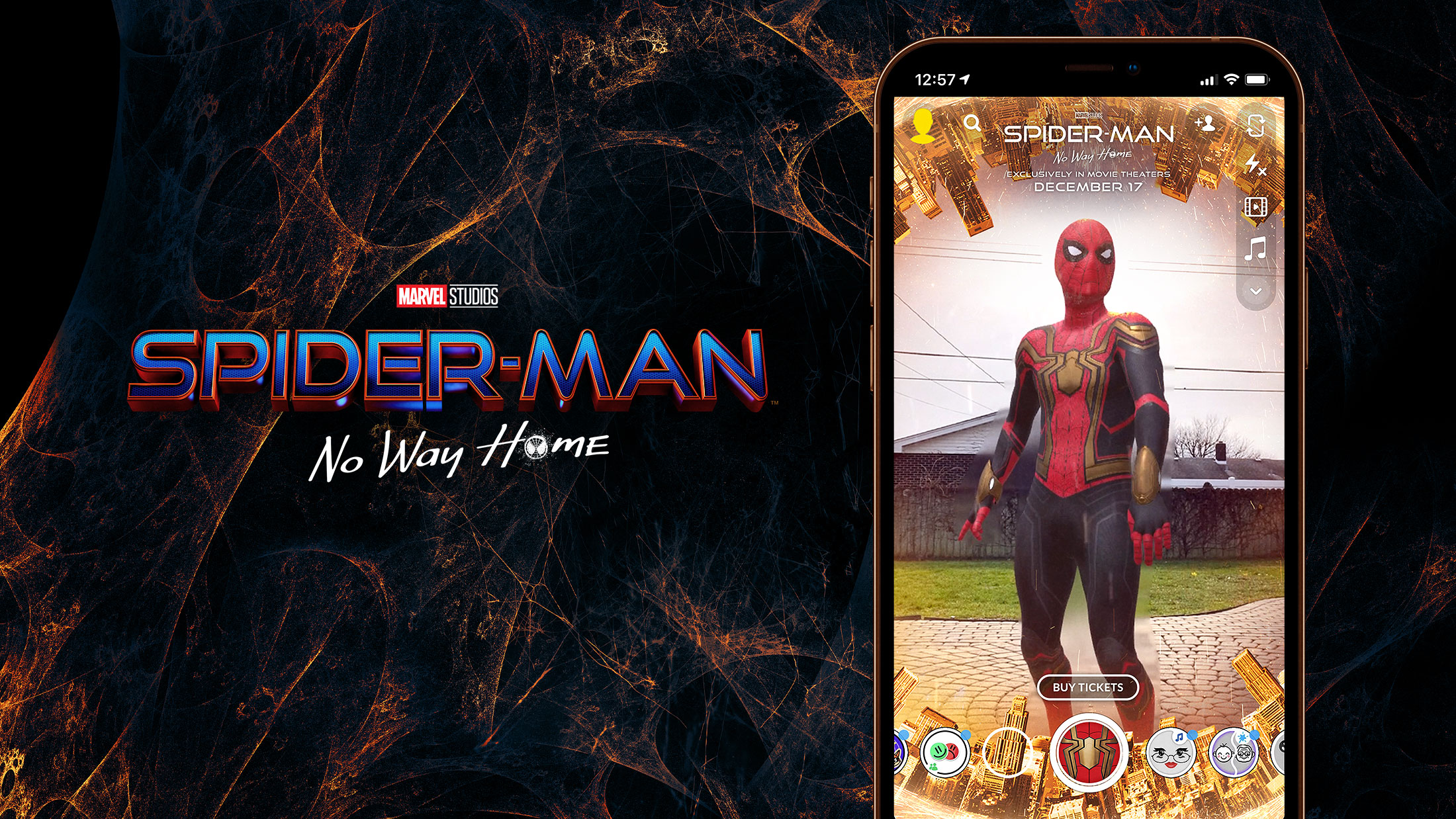 Spider-Man: No Way Home AR Social Lens