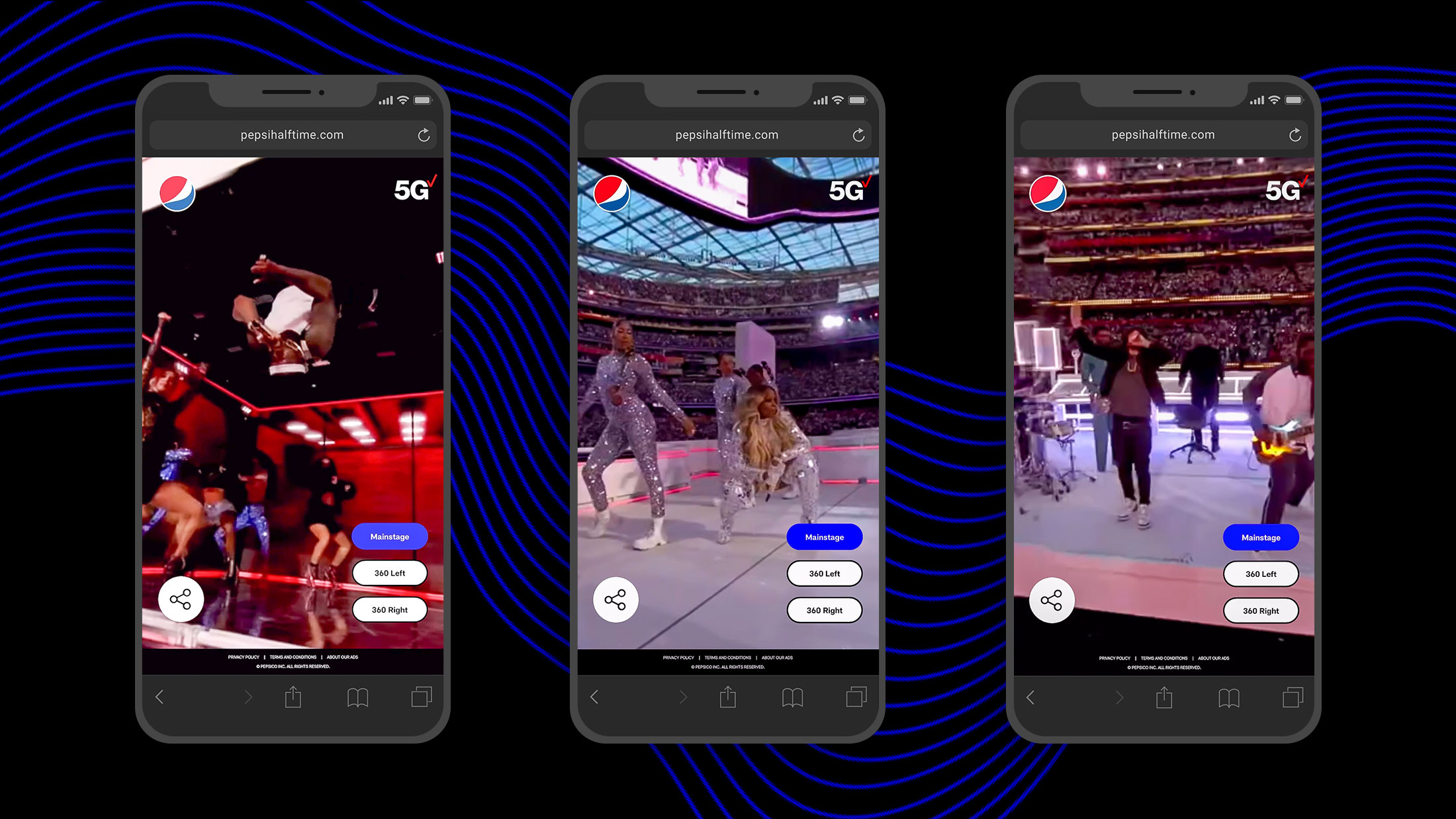 PEPSI® Develops New Platform with Verizon to Immerse Fans into Pepsi Super  Bowl Halftime Show with Live 360-degree Mobile Experience